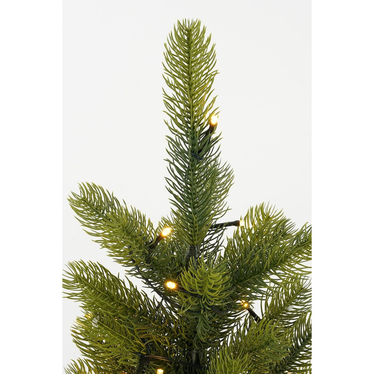 Nagoya Kunstkerstboom in Jute met LED Verlichting - H60 x  Ø44 cm - Groen