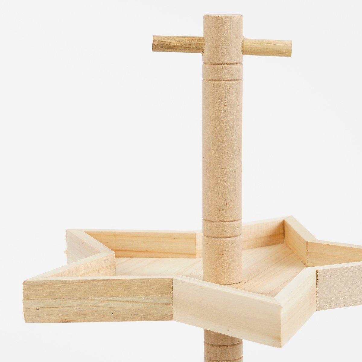 Etagère - L30 x B29 x H52 cm - Dennenhout - FSC 100% - Bruin