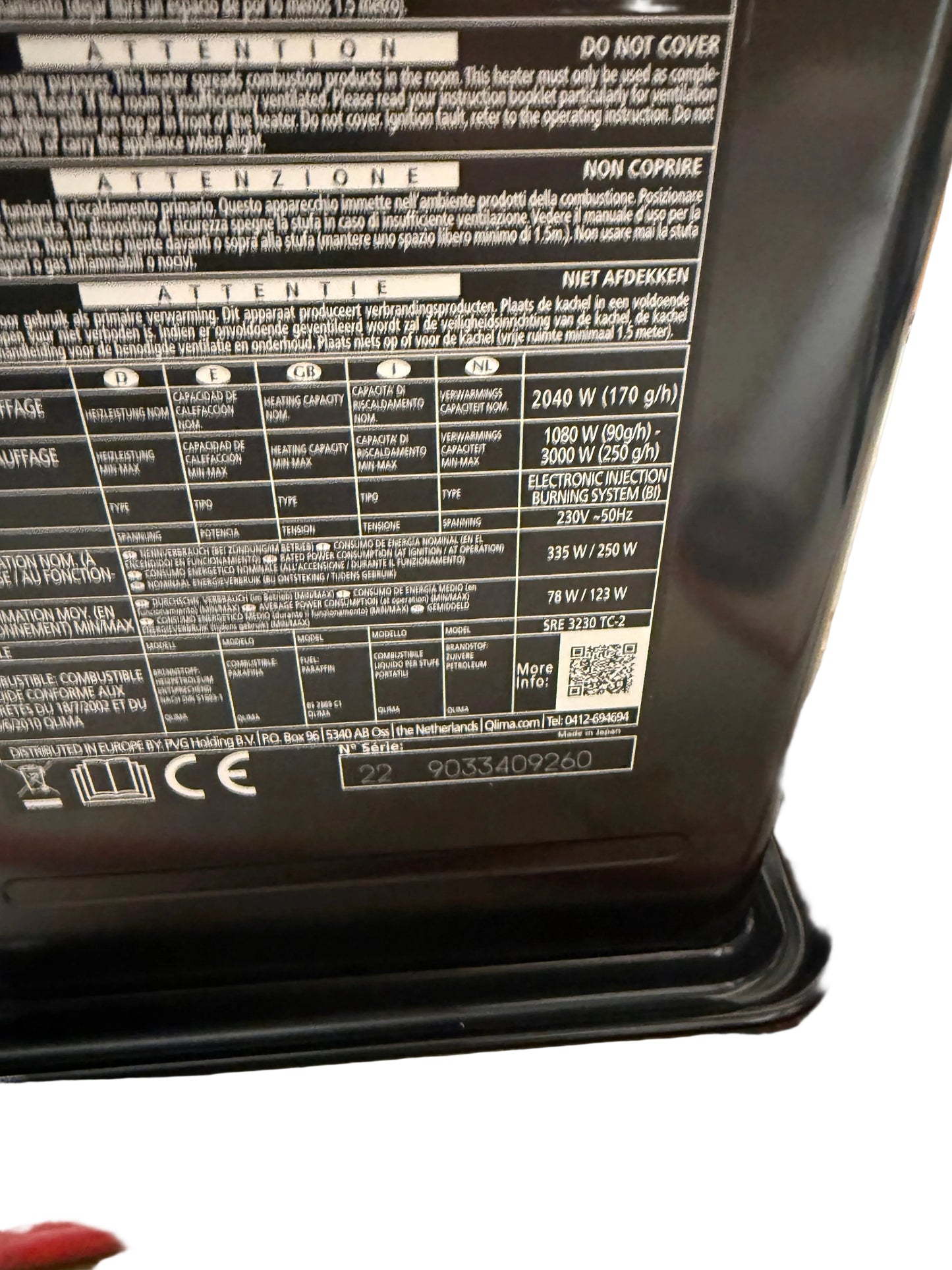 Qlima laser sre3230 tc tweedehands