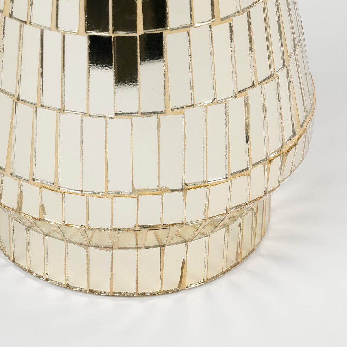 Decoratie Kerstboom - H41 x Ø18 cm - Glas - Goud