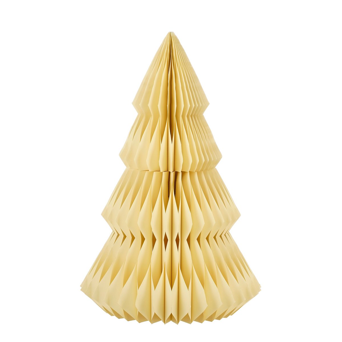 Decoratie Kerstboom - H120 x Ø80 cm - Papier - FSC Mix - Off White