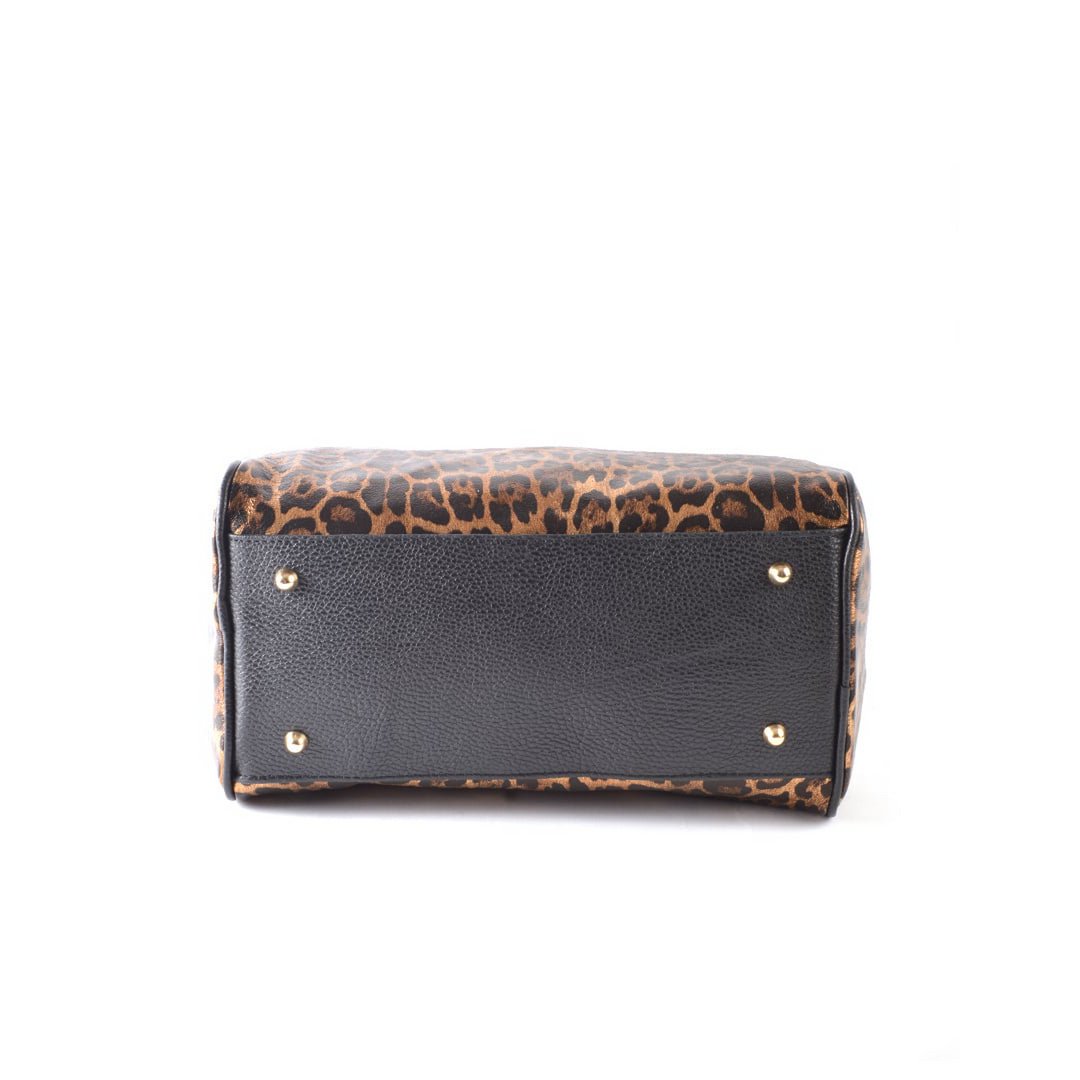 Lederen Bowlingtas | Metallic Panter| 5528682