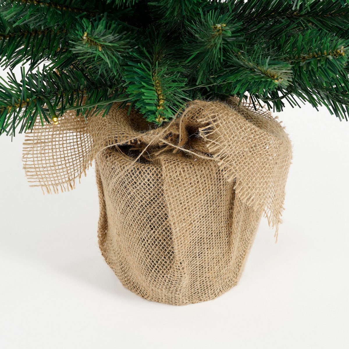 Gerlos Smalle Kunstkerstboom in Jute - H90 x Ø41 cm - Groen