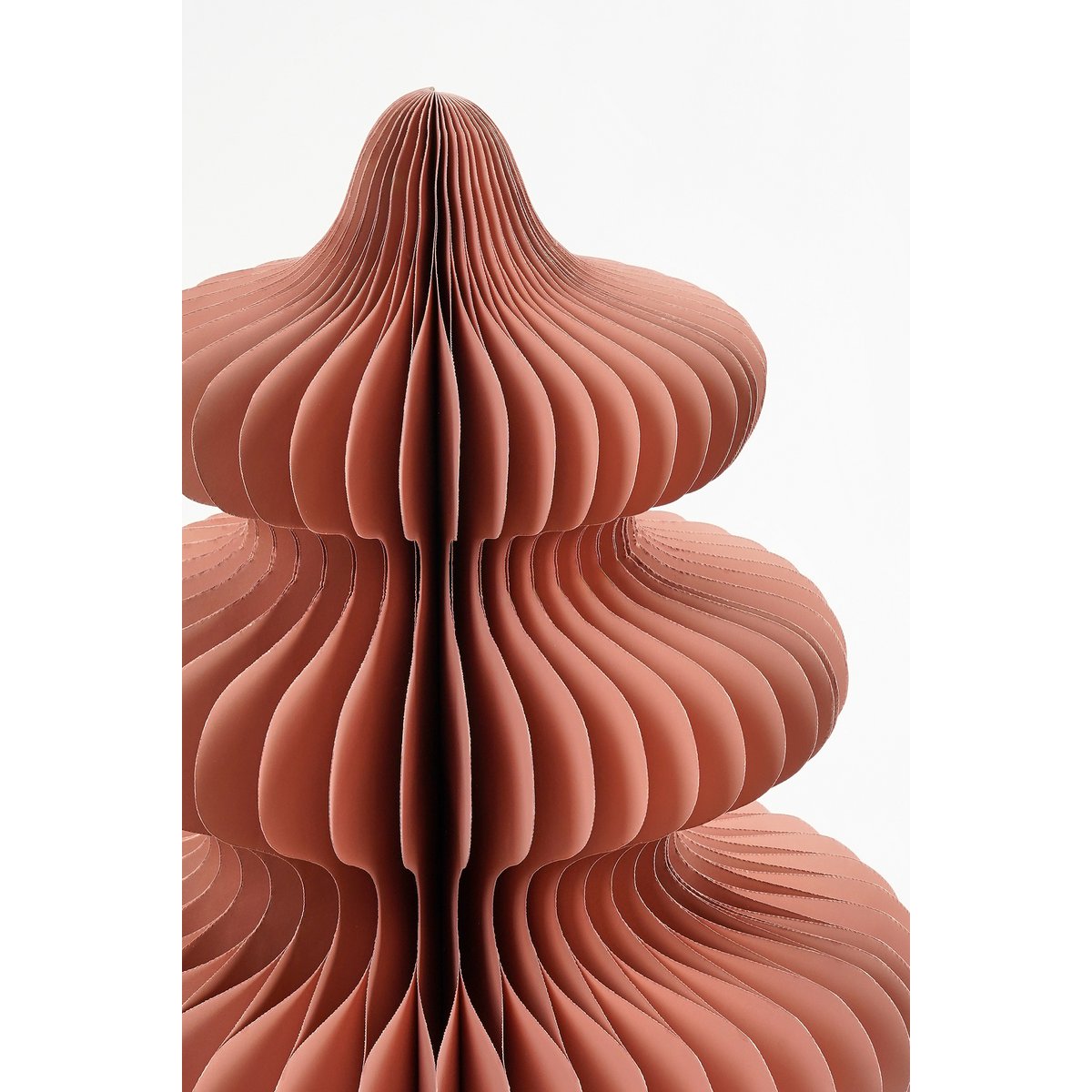 Decoratie Kerstboom - H120 x Ø82 cm - Papier - FSC Mix - Roze