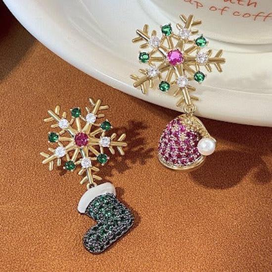 Kerstklokken n sokken oorbellen