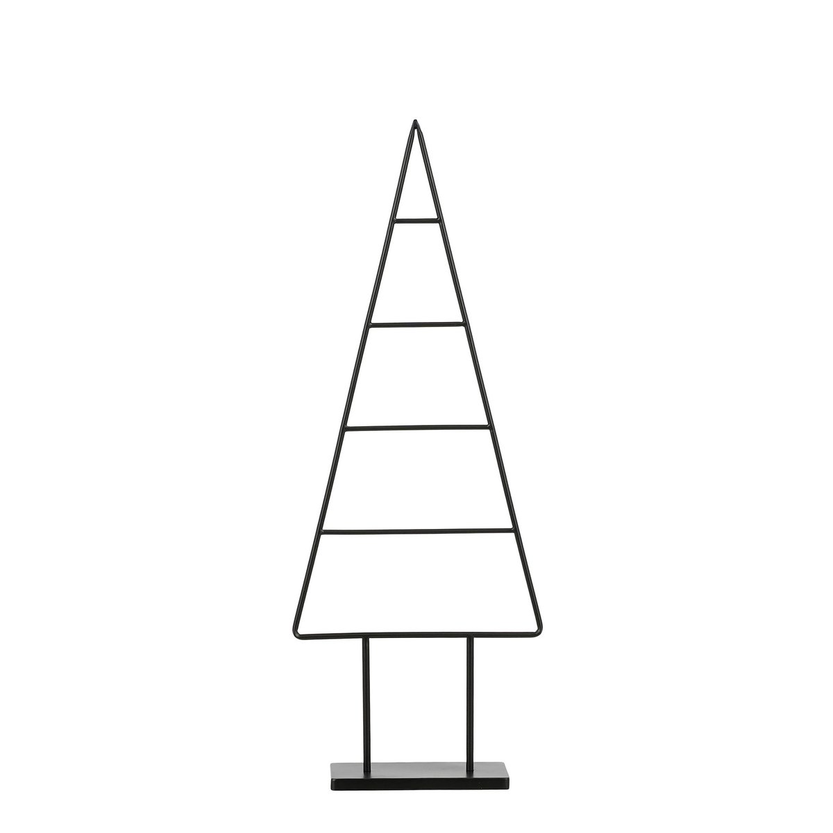 Decoratie Kerstboom - L34 x B12 x H90 cm - IJzer - Zwart