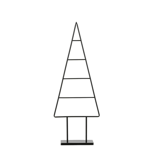 Decoratie Kerstboom - L34 x B12 x H90 cm - IJzer - Zwart
