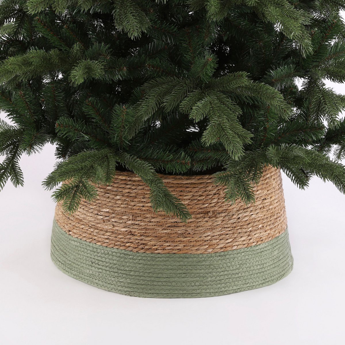 Kerstboomrok - H26 x Ø58 cm - Zeegras - Groen