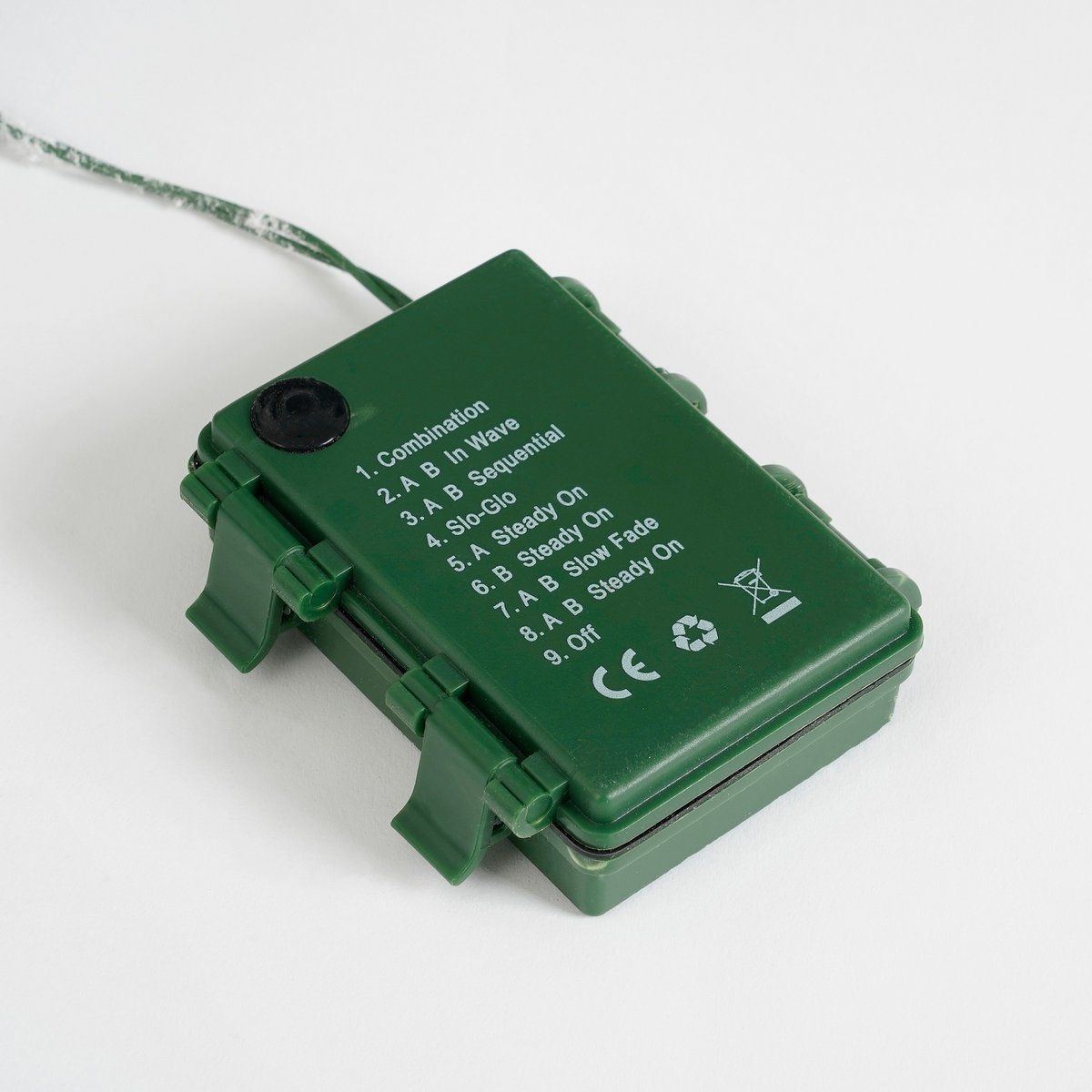 Grimshaw Kunstkerstboom in Pot met LED Verlichting en Timerfunctie - H60 x  Ø45 cm - Groen