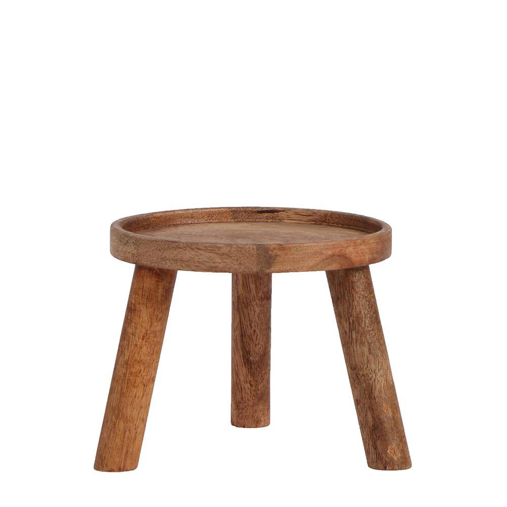 Anro Style Plantenstandaard - Houten planten verhoging Ø12cm
