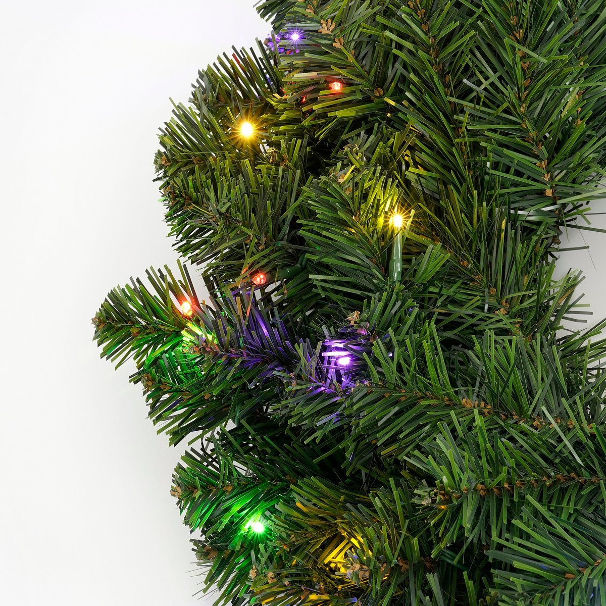 Limber LED Kerstkrans voor Buiten met Timer- en Dimfunctie - H15 x Ø60 cm - Groen