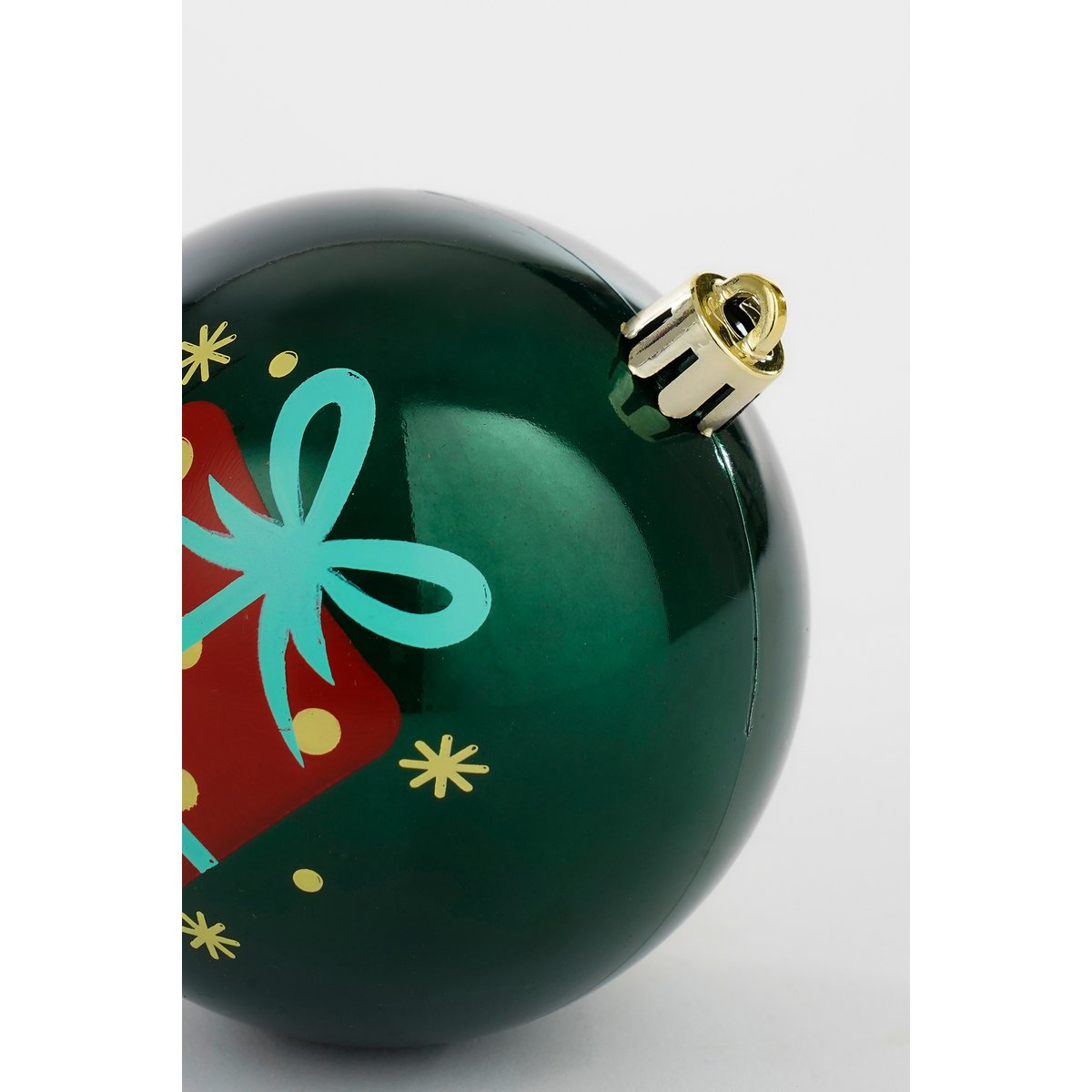 Kerstballen Set - 9 Stuks - Ø8 cm - Onbreekbaar - Wit, Rood, Groen