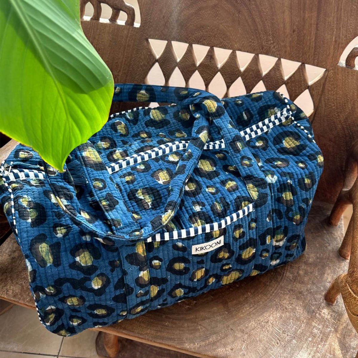 Katoenen tas en shopper "DARK LEO"