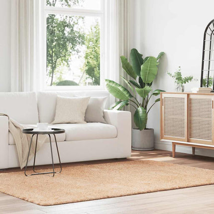 Hoogpolig Vloerkleed Navarra Polyester Beige