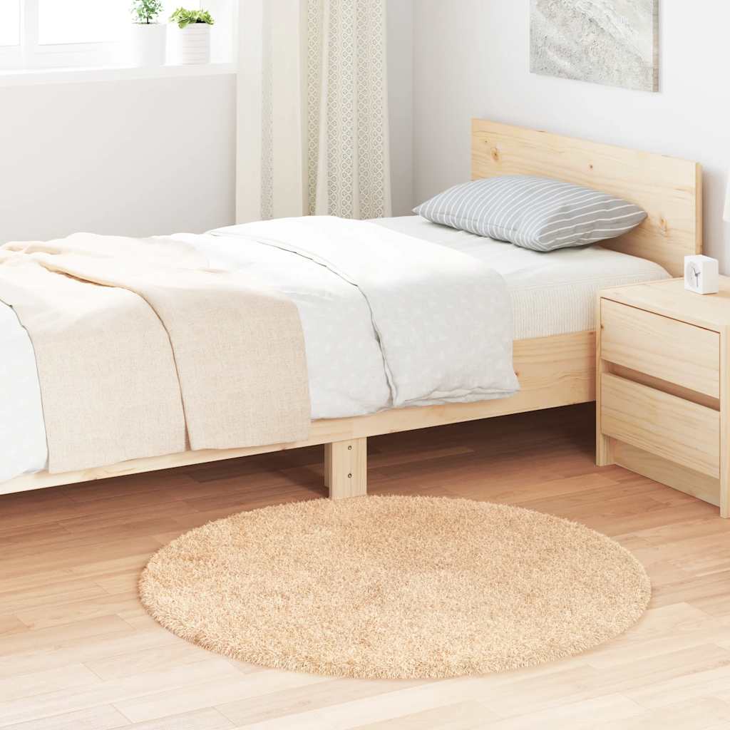 Hoogpolig Vloerkleed Navarra Polyester Beige