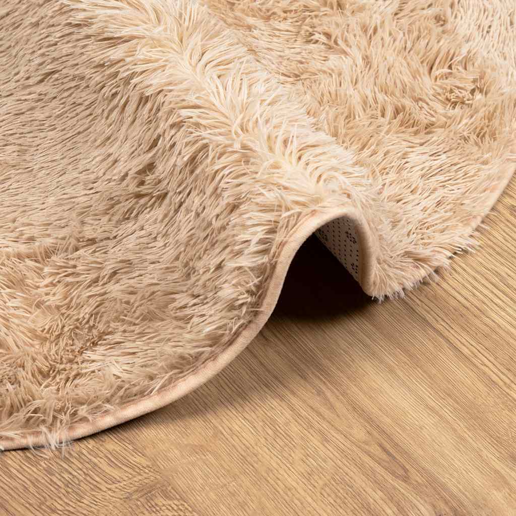 Hoogpolig Vloerkleed Navarra Polyester Beige