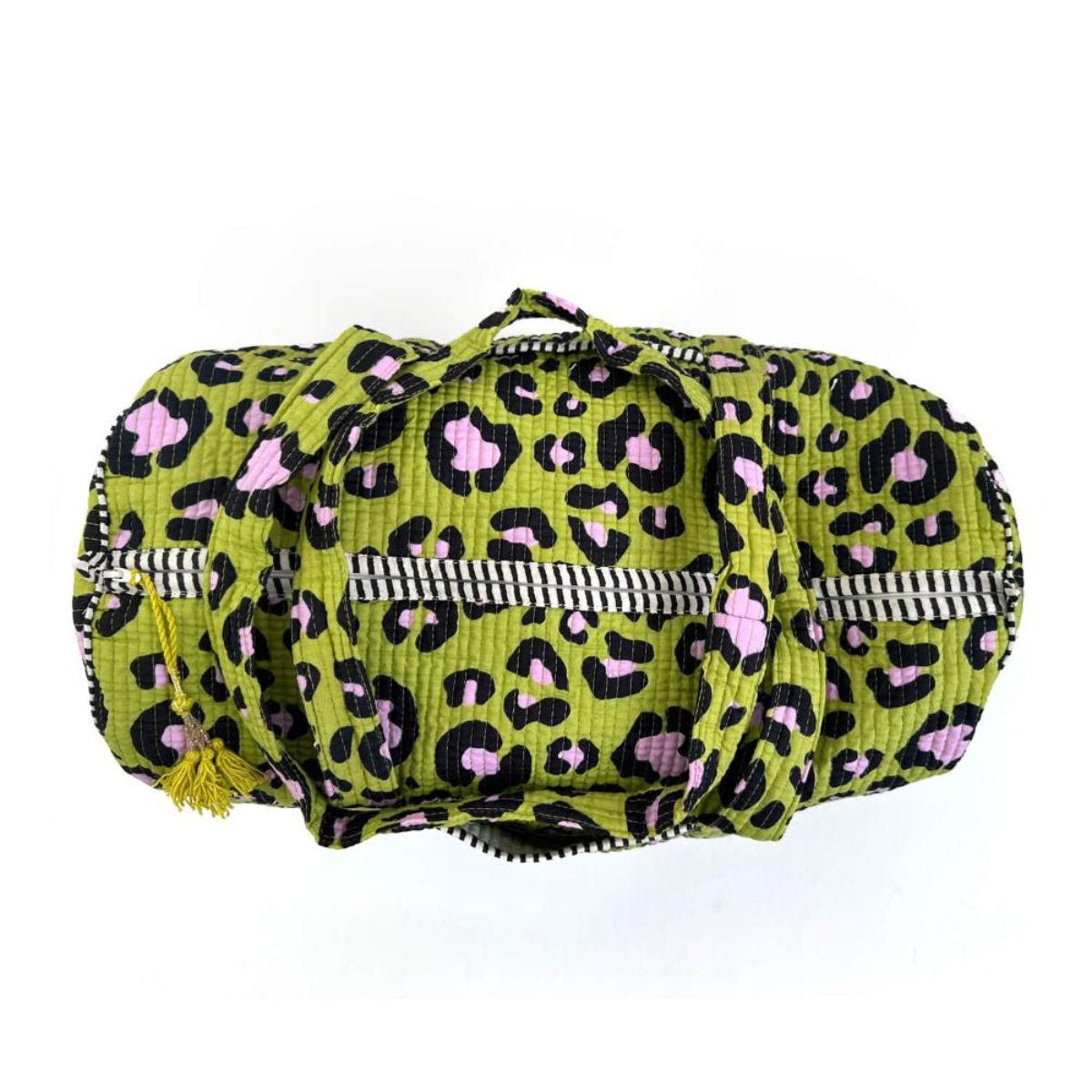 Katoenen tas "Oh Leo - kosmisch groen"