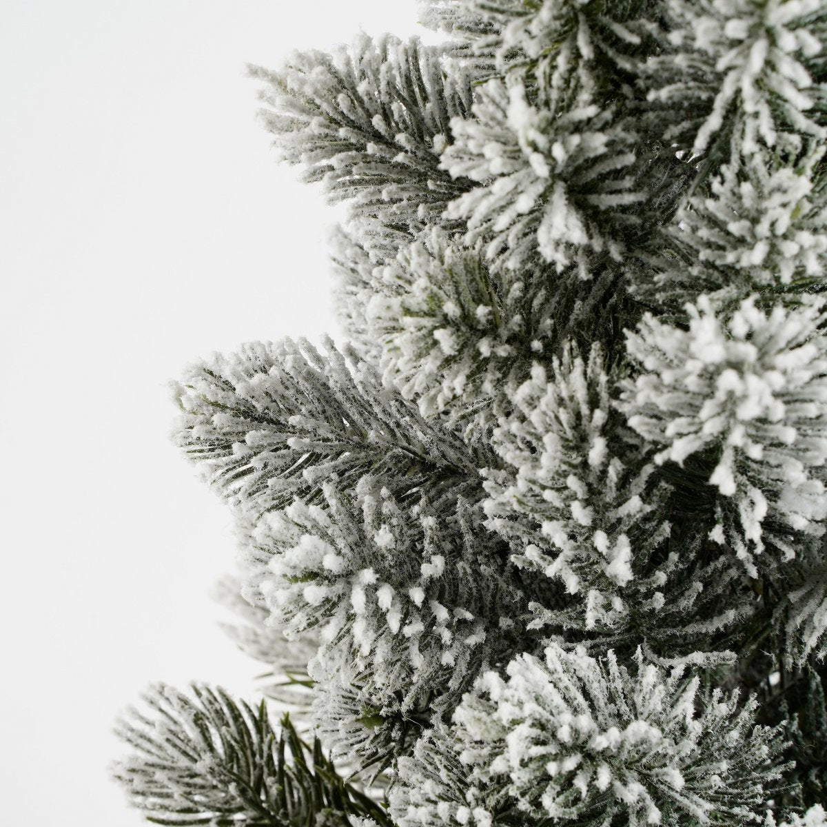 Kunstkerstboom in Jute - H60 x Ø30 cm - Groen Frosted