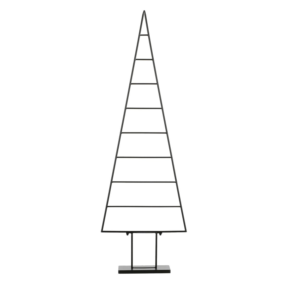 Decoratie Kerstboom - L50 x B15 x H152 cm - Metaal - Zwart