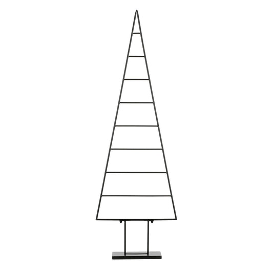 Decoratie Kerstboom - L50 x B15 x H152 cm - Metaal - Zwart