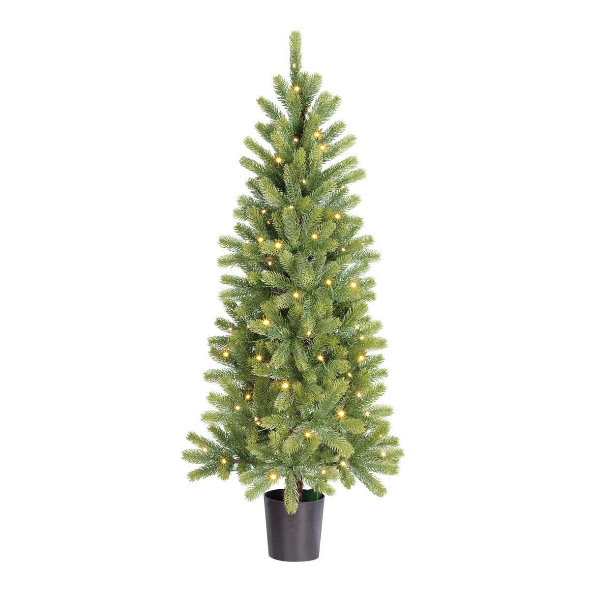 Nagoya Kunstkerstboom  met LED Verlichting en Timerfunctie - H120 x  Ø60 cm - Groen