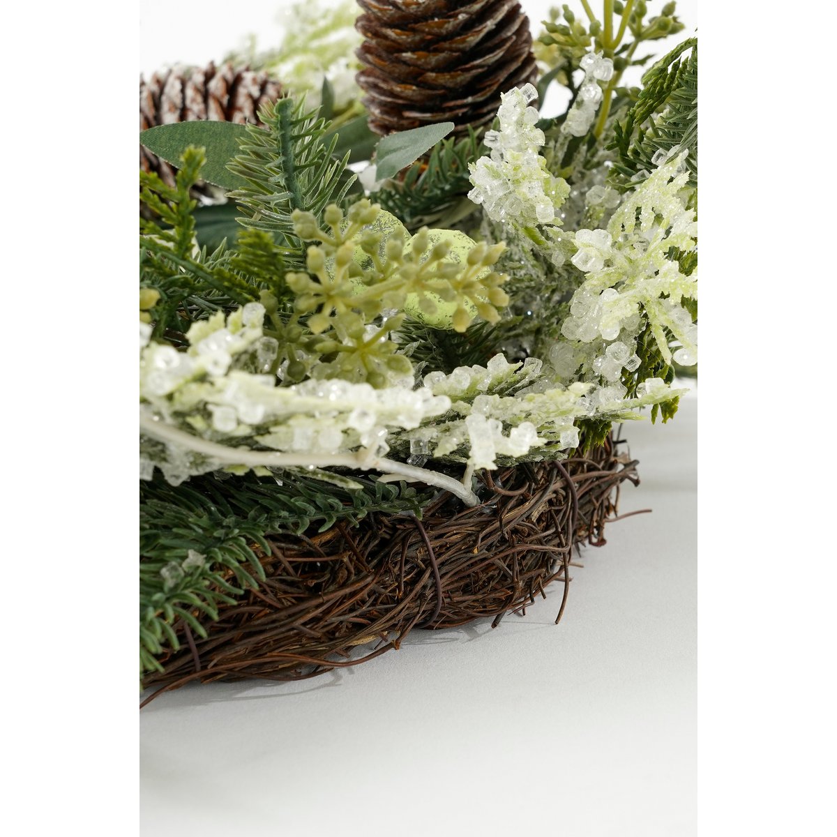 Alva Kerstkrans - Ø40 cm - Groen