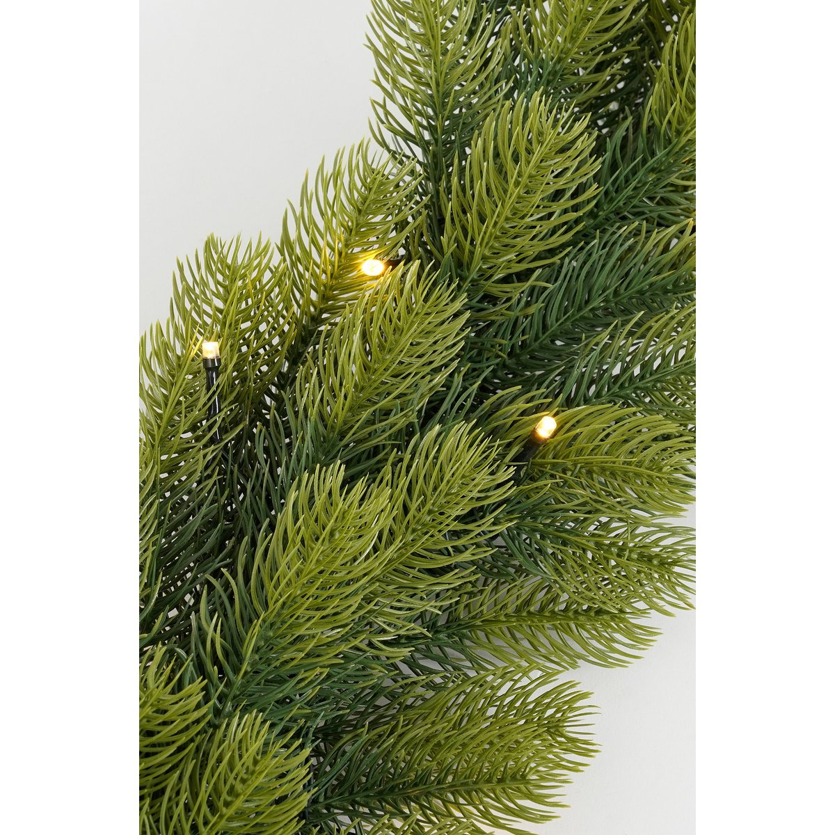 Nagoya Guirlande met LED Verlichting - L270 x Ø20 cm - Groen