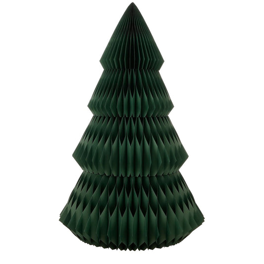 Decoratie Kerstboom - H212 x Ø120 cm - Papier - FSC Mix - Petrol