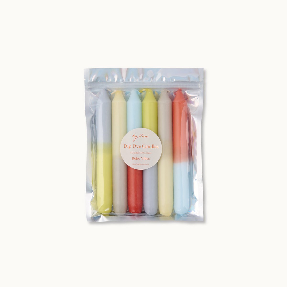 Dip Dye kaarsen in een set: Boho vibes