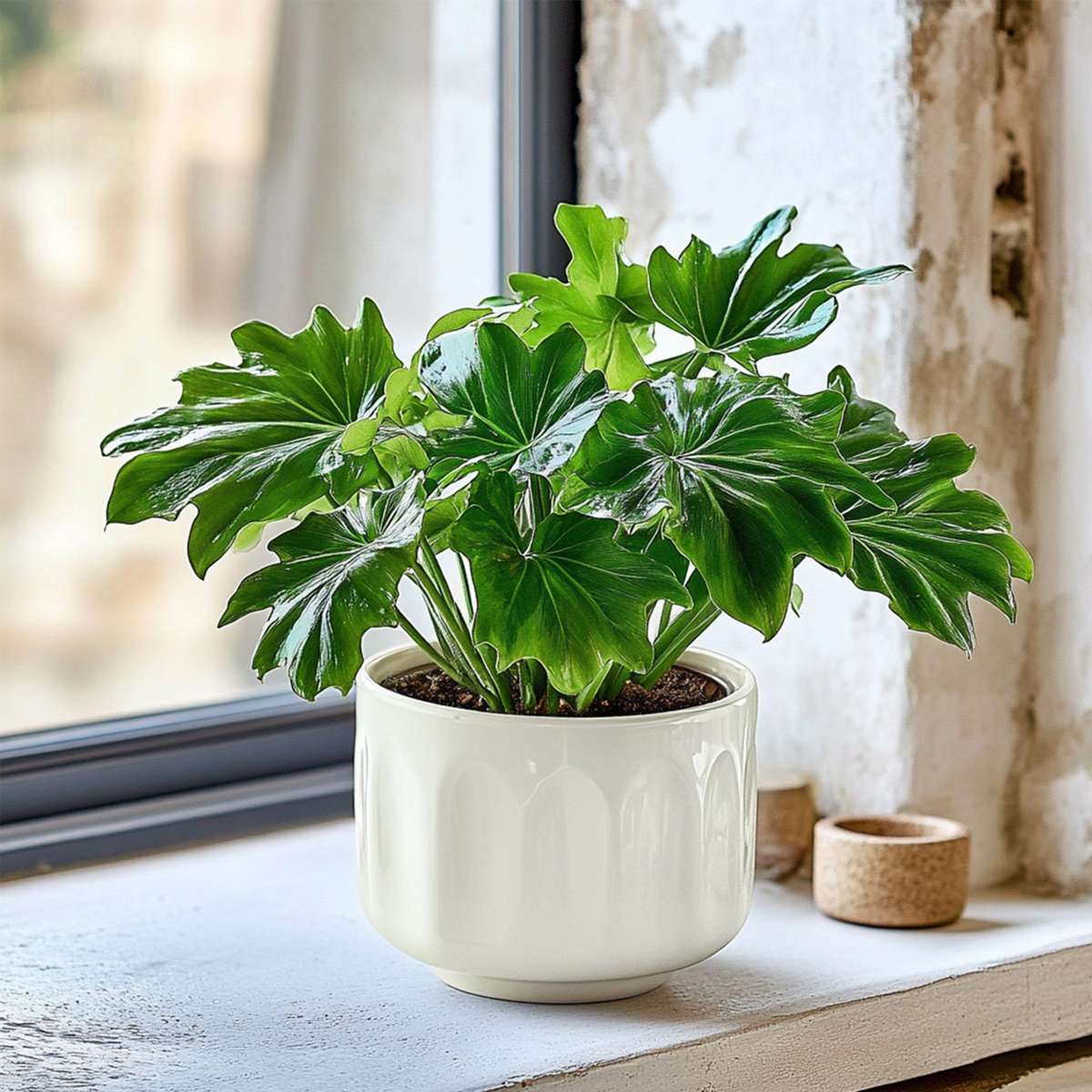 Florastore Split Leaf - 2 Pcs. - Thaumatophyllum Bipinnatifidum - Height 30-40Cm - ⌀12Cm