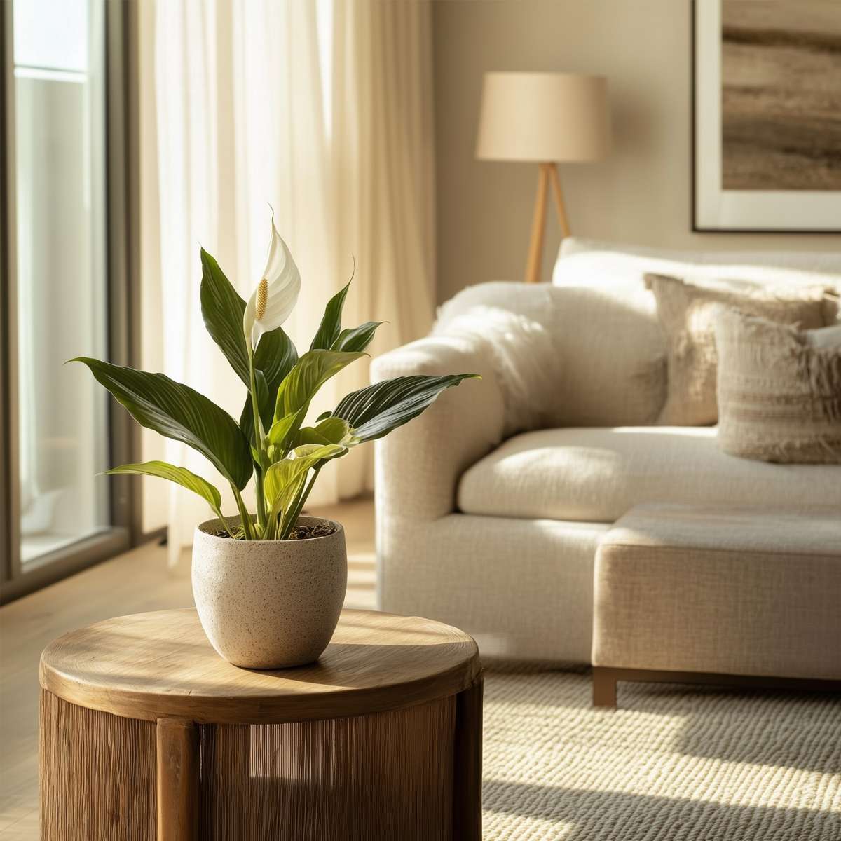Florastore Peace Lilly - 3 Pcs. - Spathiphyllum 'Torelli' - Height 30-45Cm - ⌀12Cm