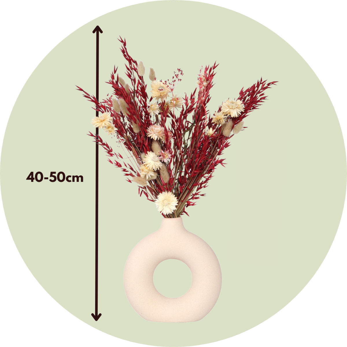 Florastore Dried Flowers - Bouquet 'Loose Fit Lady Bird' - Dryflowers