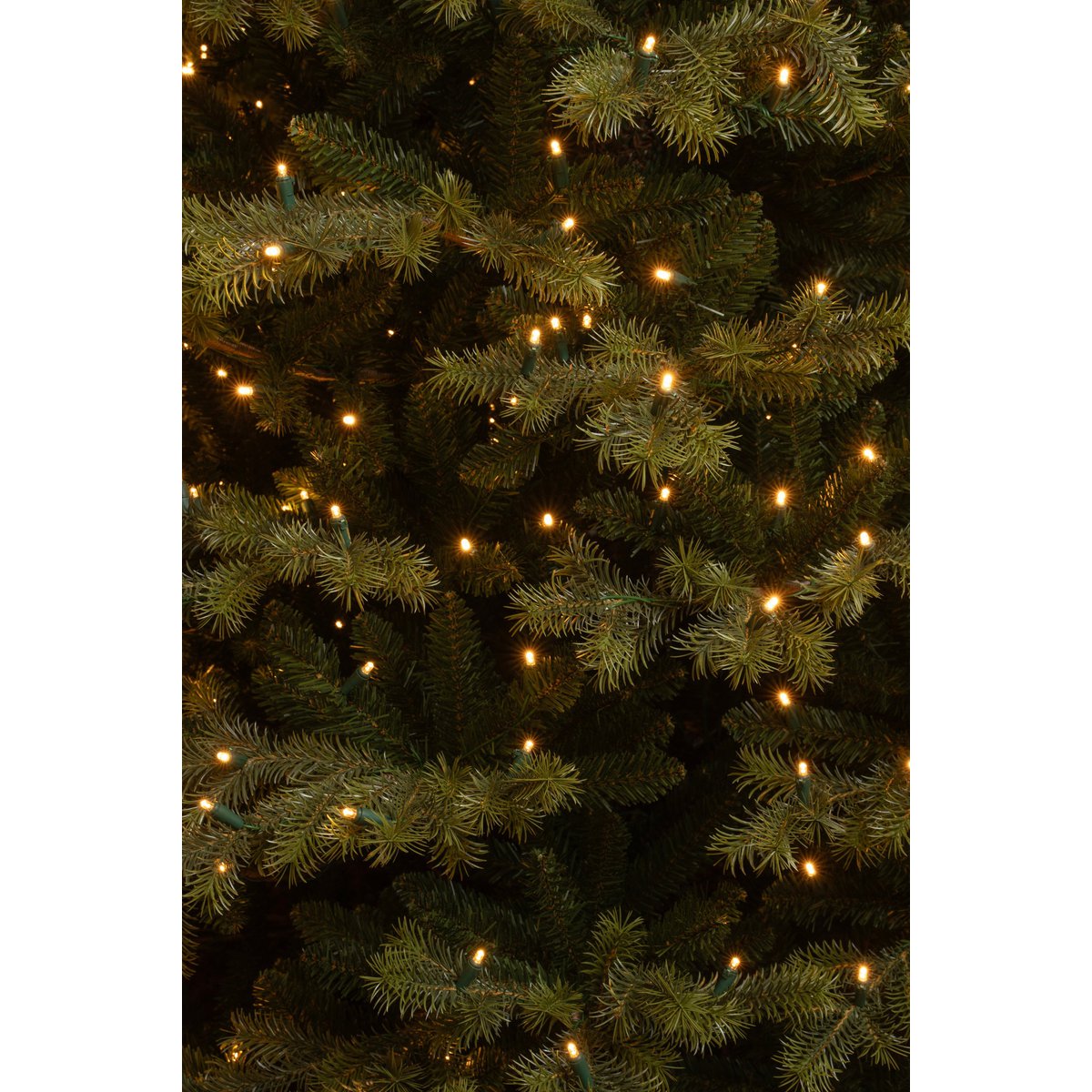 Clive Kunstkerstboom met LED Verlichting - H215 x Ø142 cm - Groen