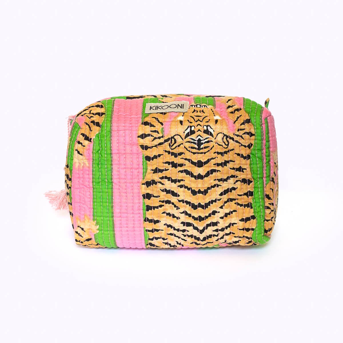 Handgemaakte kleine cosmetische tas "Poppy Tiger Candy"