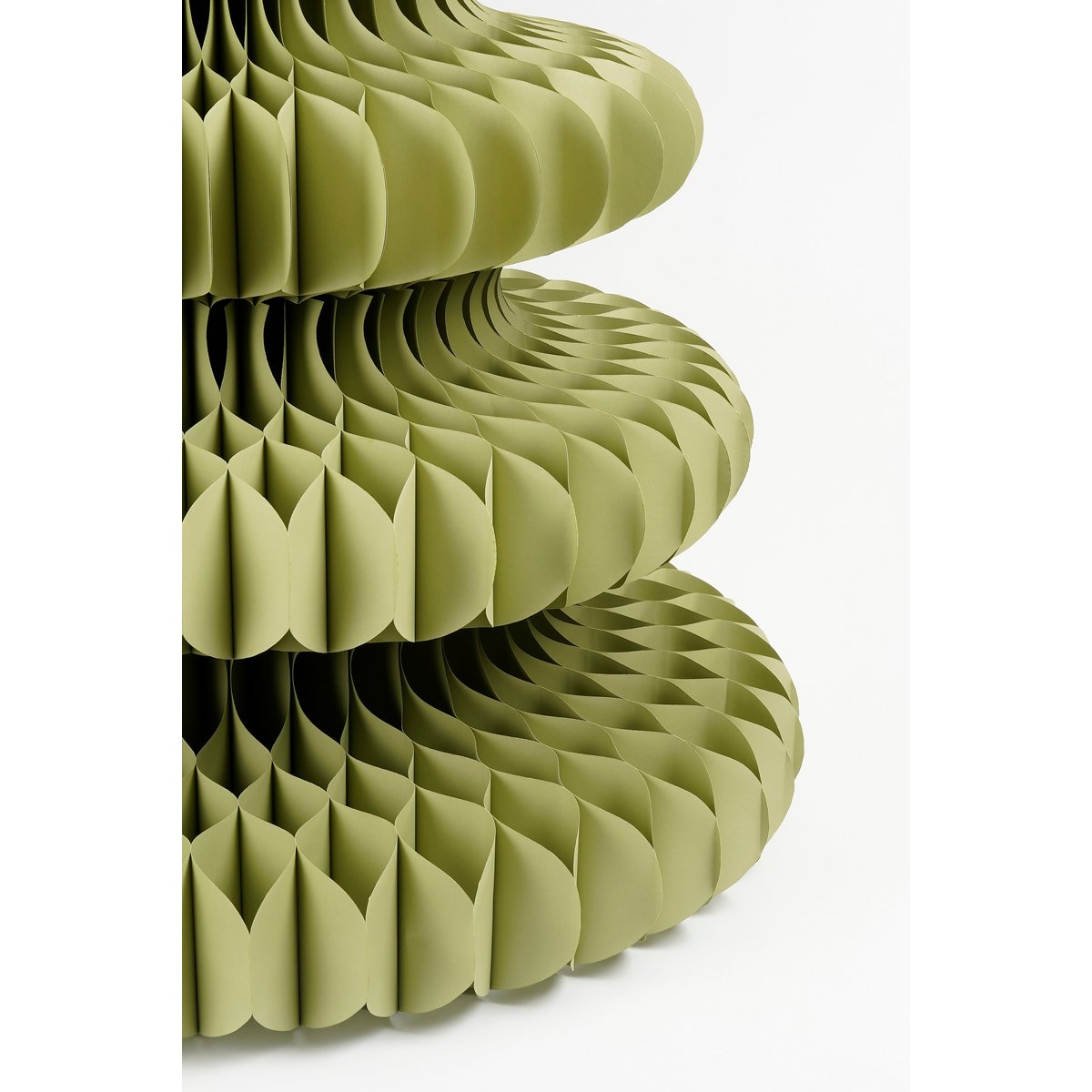 Decoratie Kerstboom - H212 x Ø148 cm - Papier - FSC Mix - Groen