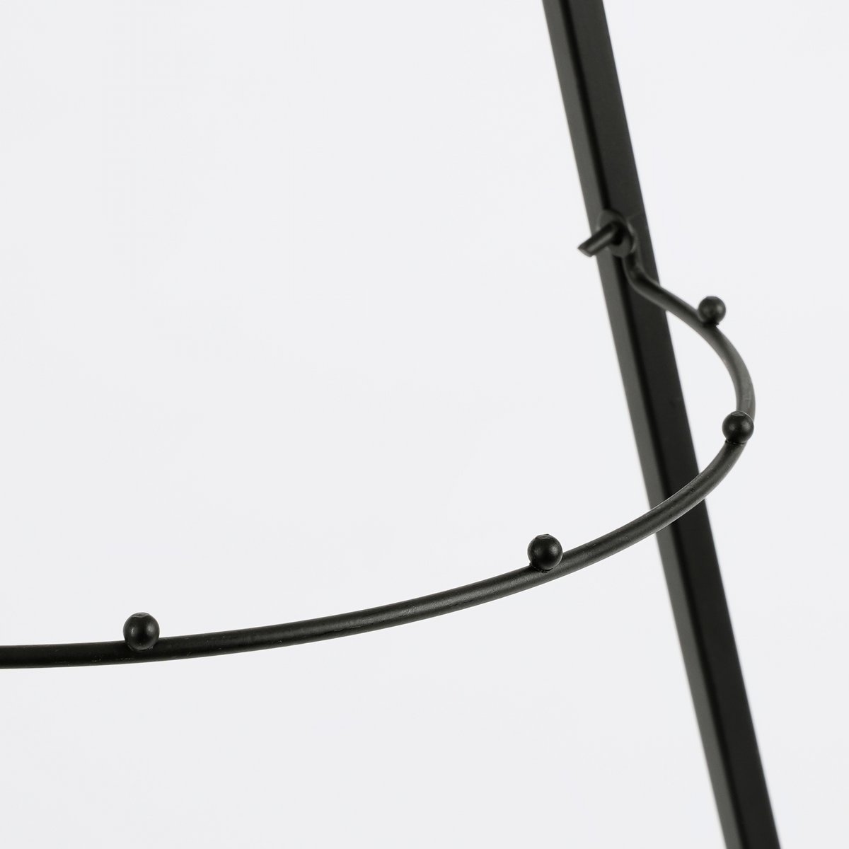 Wandrek voor Decoraties - L50 x H131 cm - Metaal - Zwart