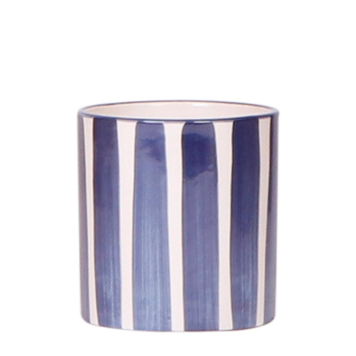 Anro Style Painted stripe  - Blue - Ø9cm