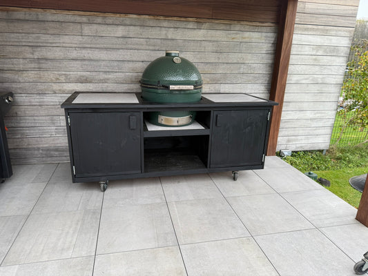 Black Douglas buitenkeuken XL Boretti 210x76x93