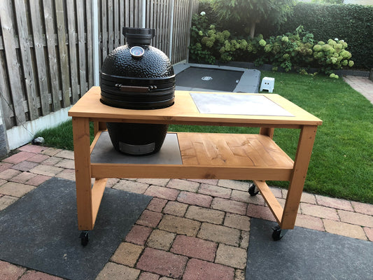 Douglas BBQ Tafel L Big Green Egg 150x76x93