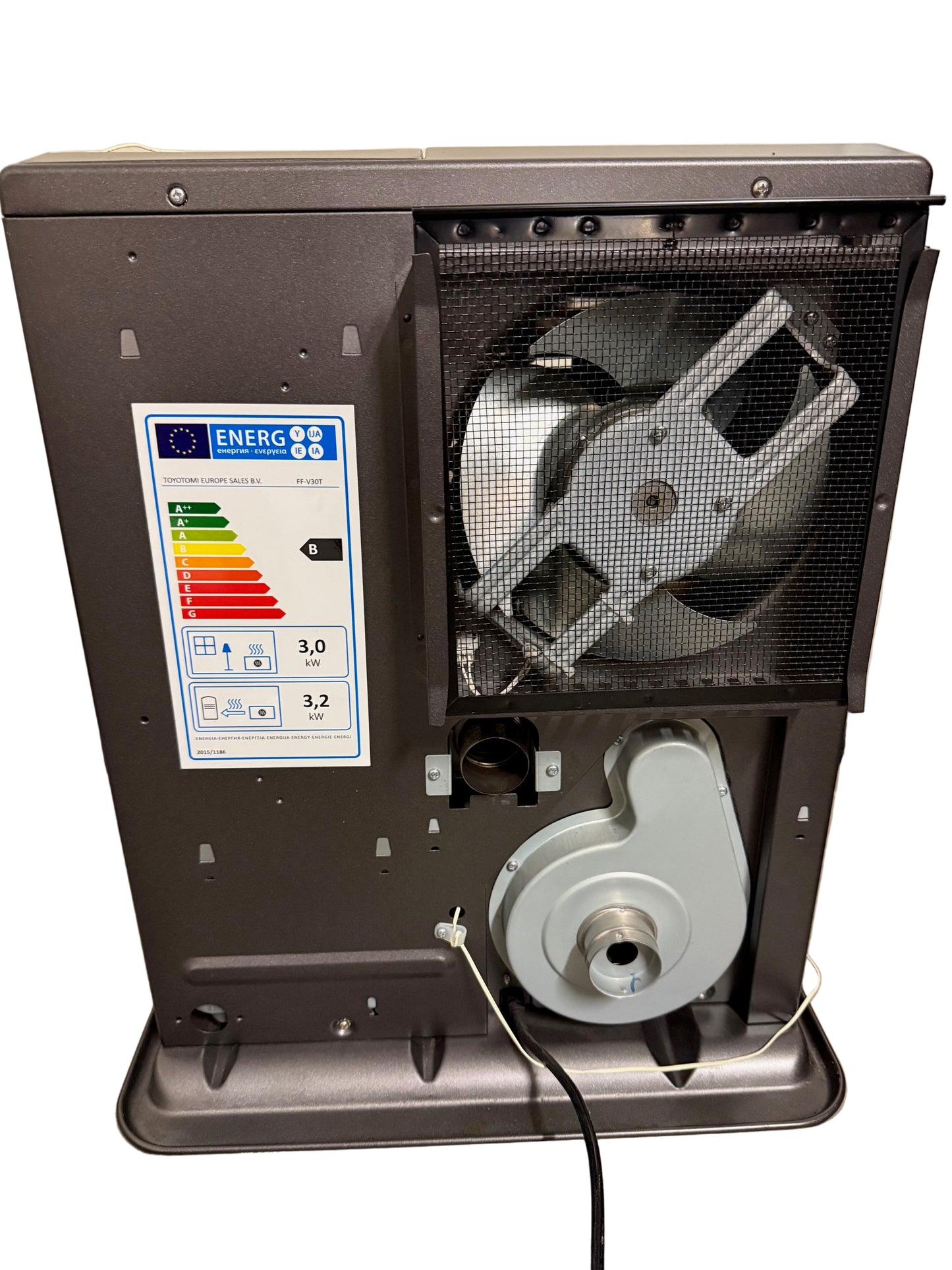 Tweedehands Zibro Toyotomi FF V 30 T 3.0KW 125M3