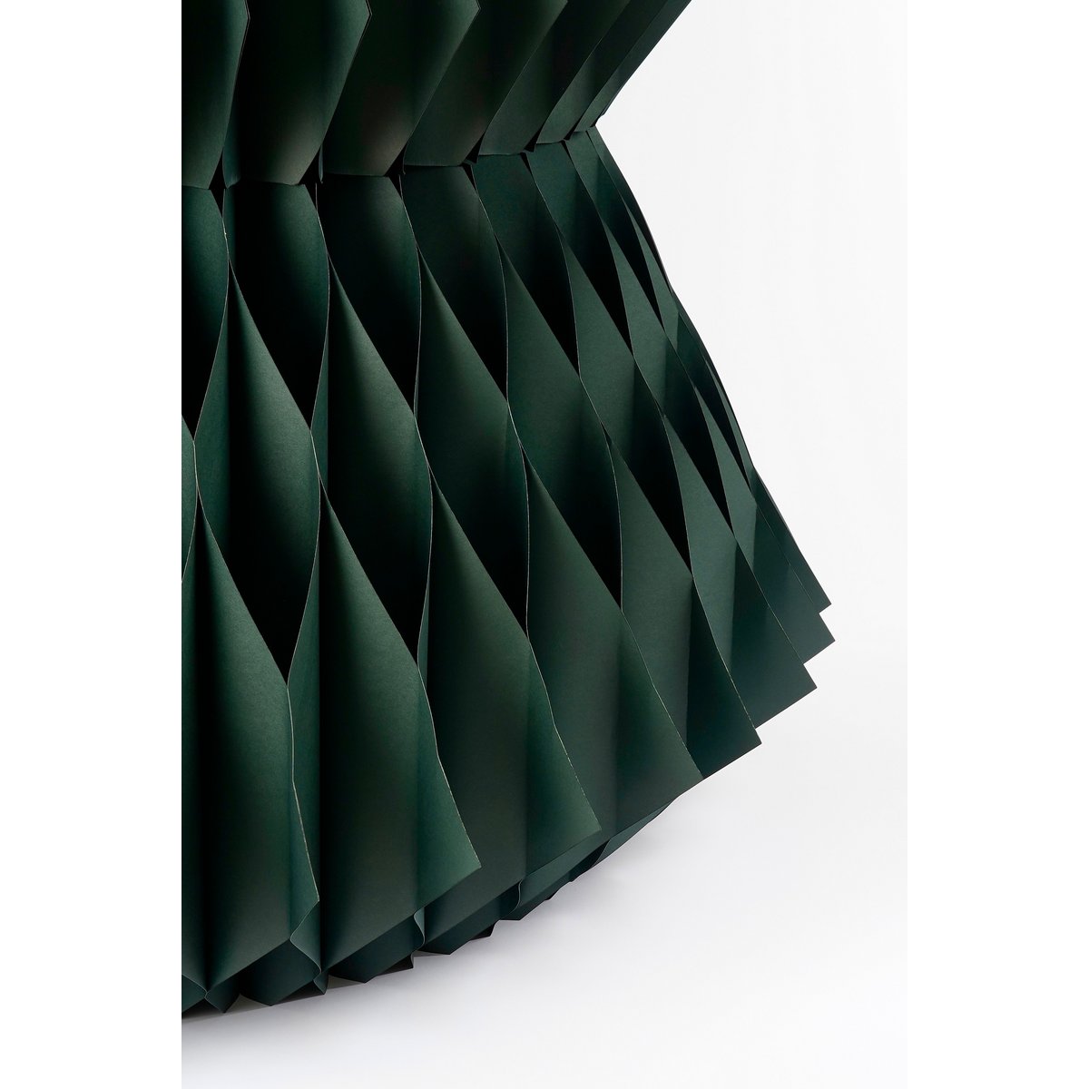 Decoratie Kerstboom - H212 x Ø120 cm - Papier - FSC Mix - Petrol