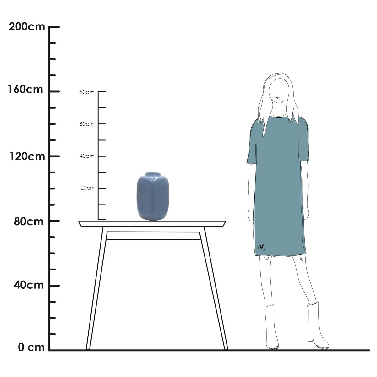 VAAS - Artic Light Blue -Grey