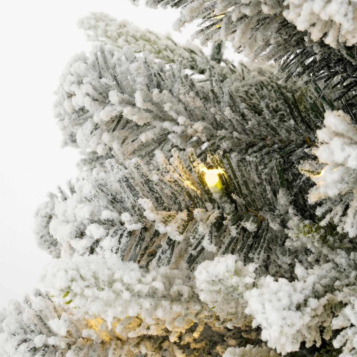 Grimshaw Kunstkerstboom in Pot met LED Verlichting en Timerfunctie - H60 x  Ø45 cm - Groen