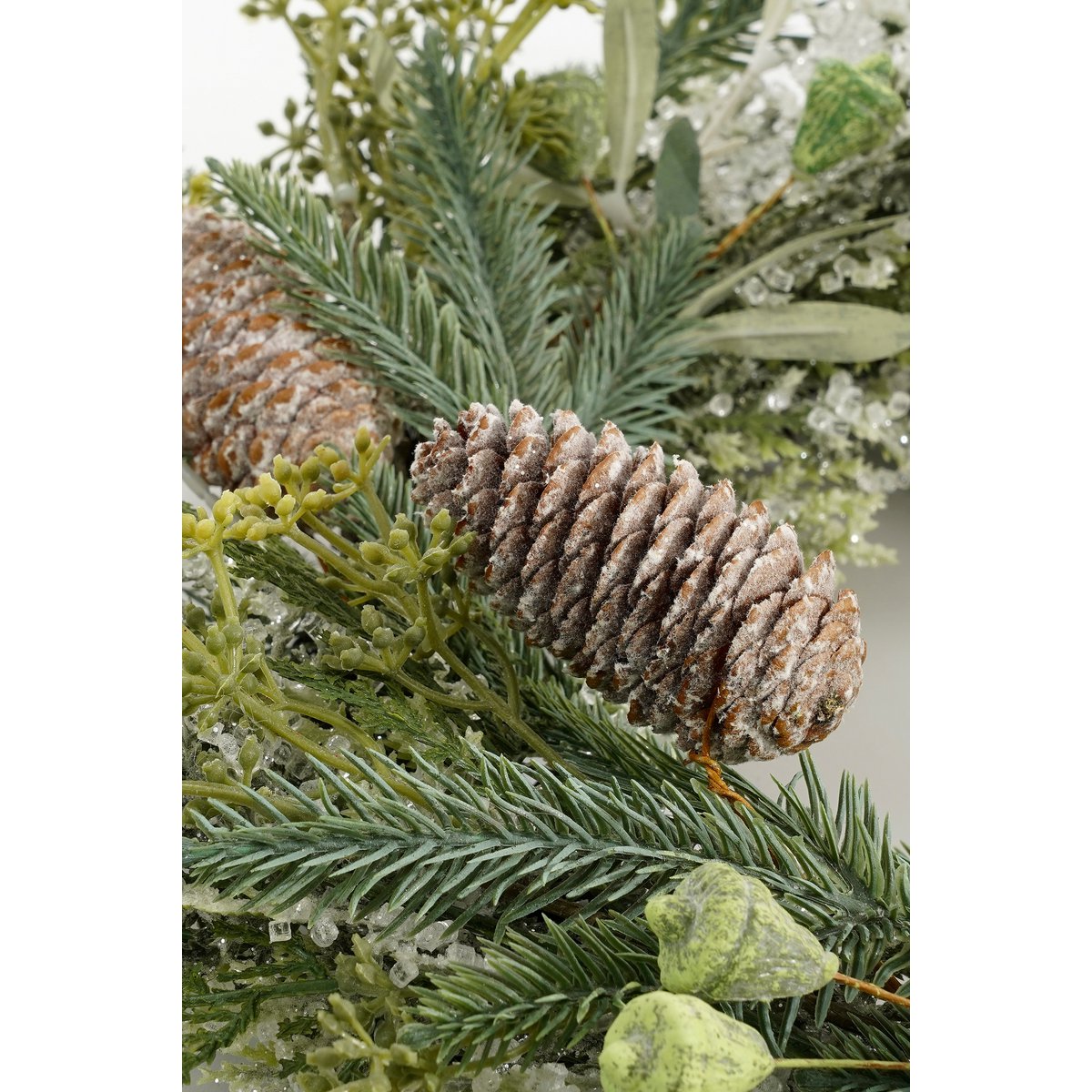 Alva Kerstkrans - Ø50 cm - Groen