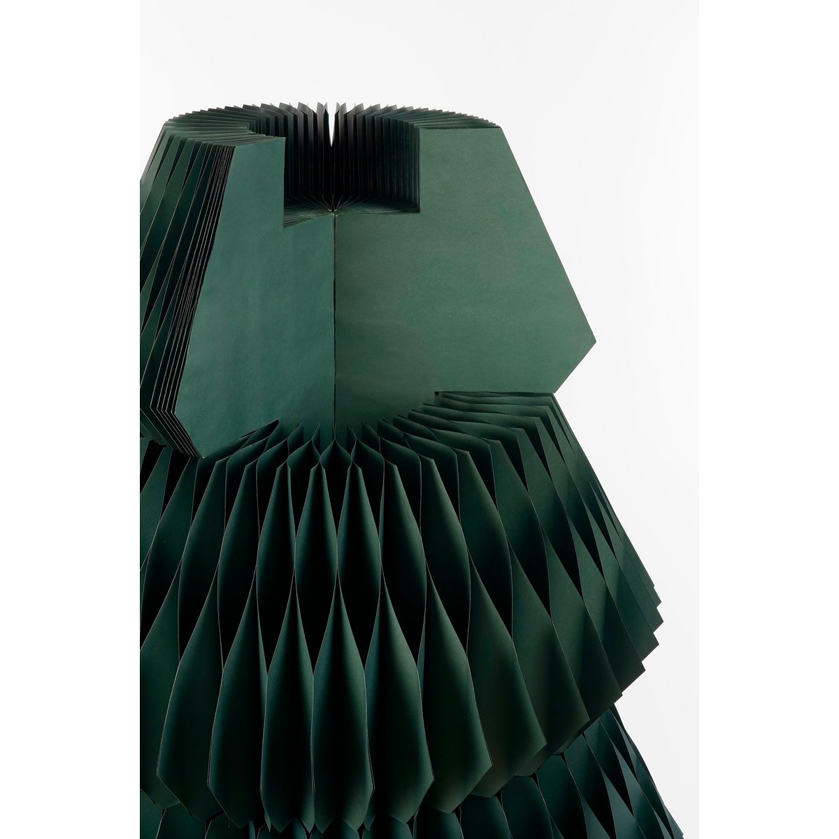 Decoratie Kerstboom - H212 x Ø120 cm - Papier - FSC Mix - Petrol