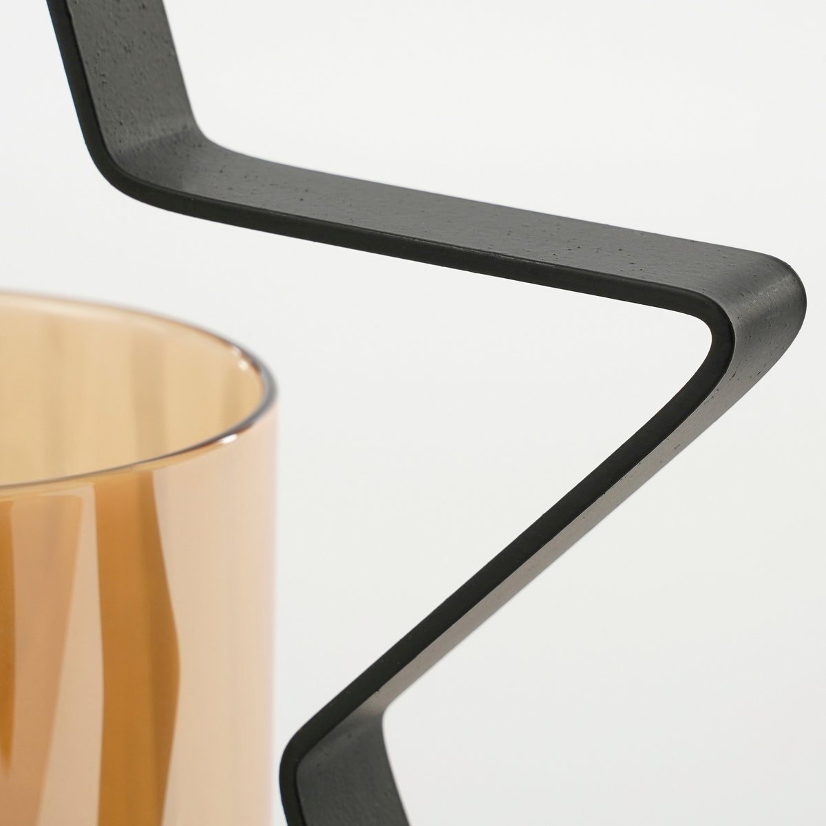 Kerstkandelaar - Set van 2 - L20 x B11 x H32 cm - IJzer - Zwart, Goud