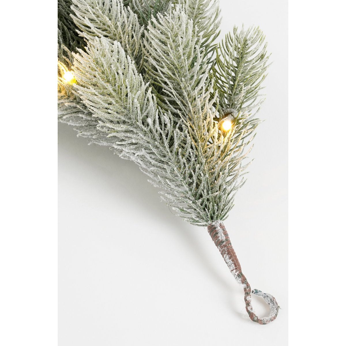 Nagoya Guirlande met LED Verlichting en Timerfunctie - L180 x Ø20 cm - Groen