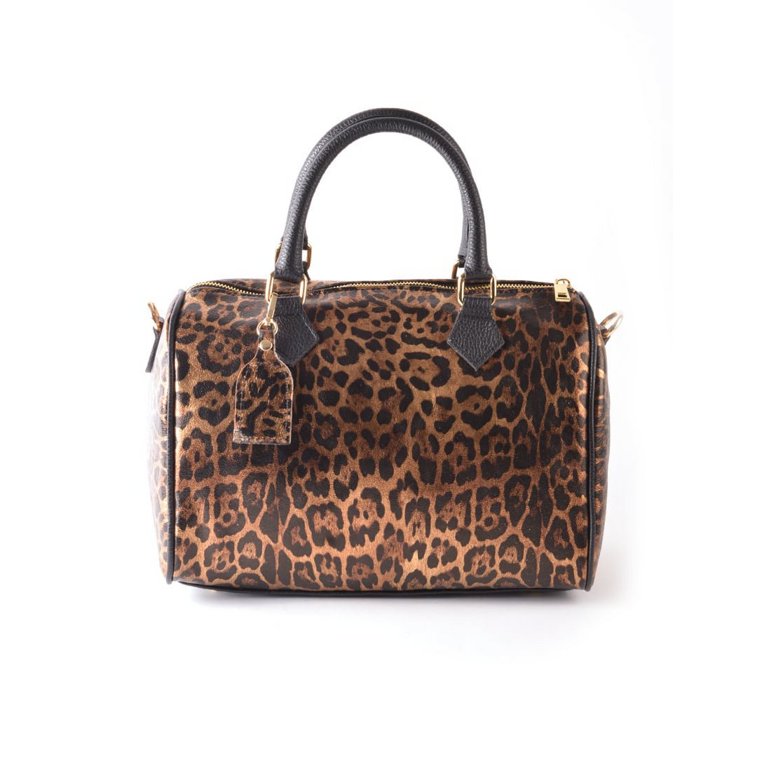 Lederen Bowlingtas | Metallic Panter| 5528682