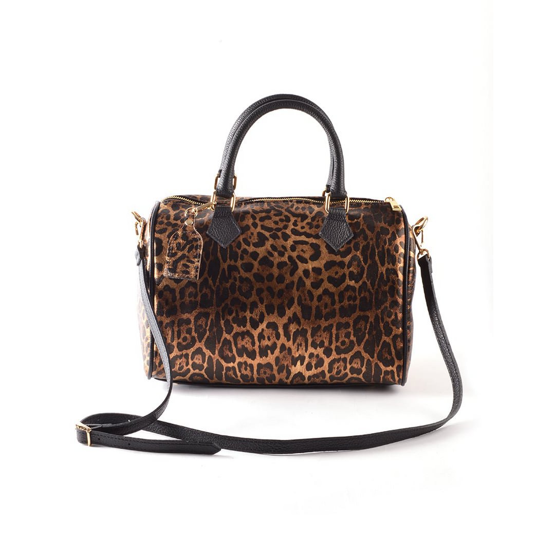 Lederen Bowlingtas | Metallic Panter| 5528682