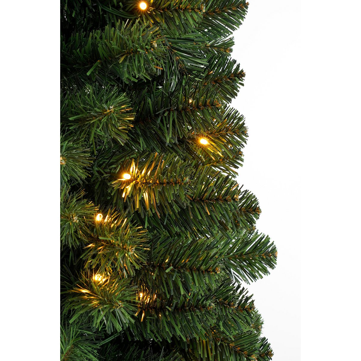 Charlton Kunstkerstboom met LED  - H185 x  Ø53 cm - Groen